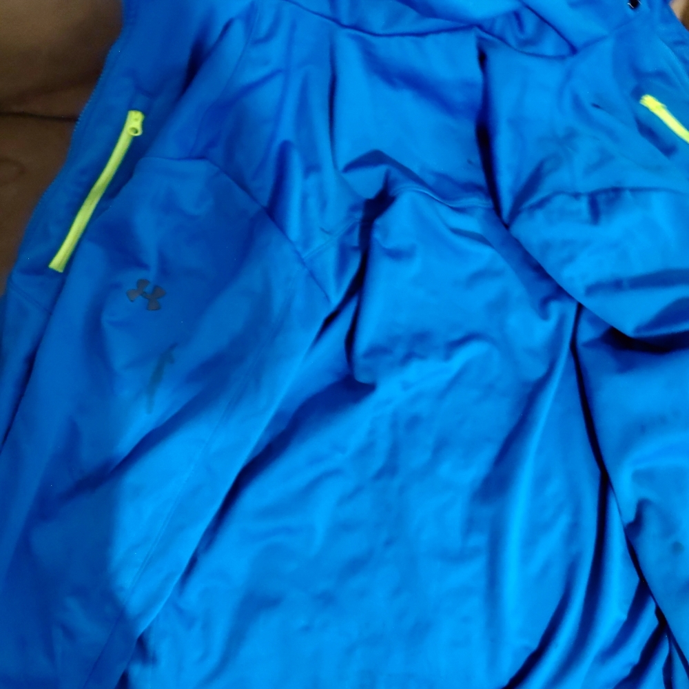 Jacket under armor blue large